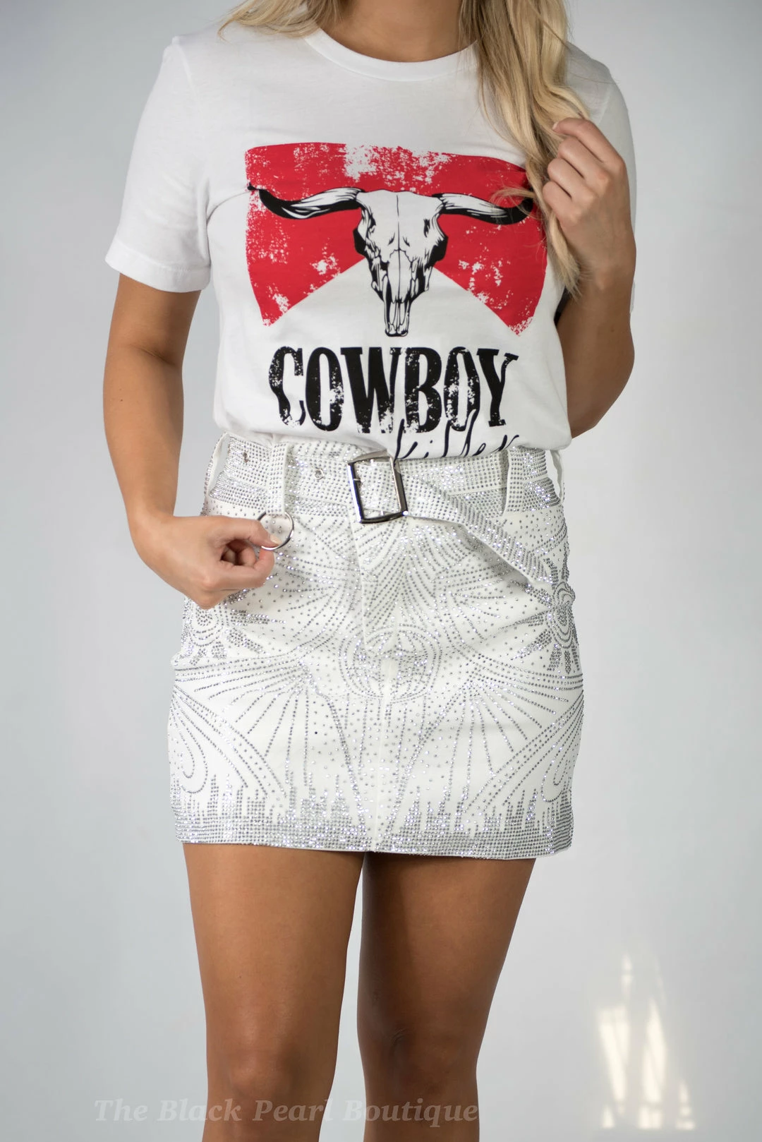 Day G White Rhinestone Skirt New Arrivals 1 Day G White Rhinestone Skirt New Arrivals