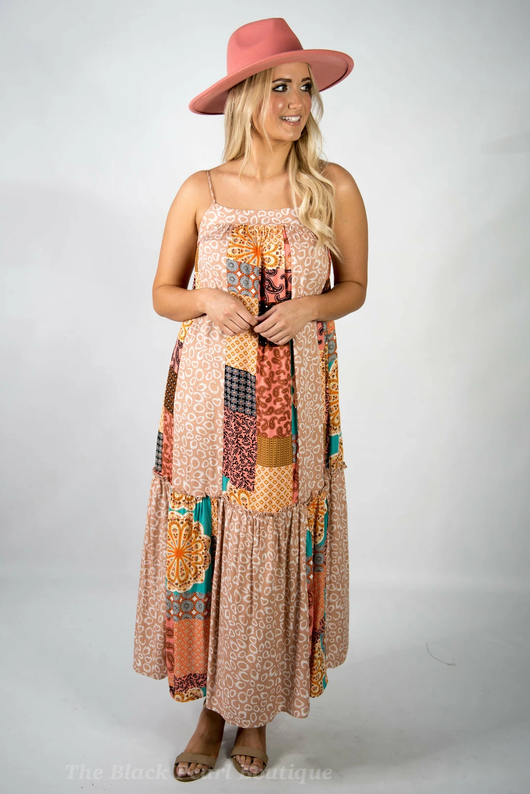 Gigio New Arrivals Patchwork Print Mixed Maxi 4 Gigio New Arrivals Patchwork Print Mixed Maxi