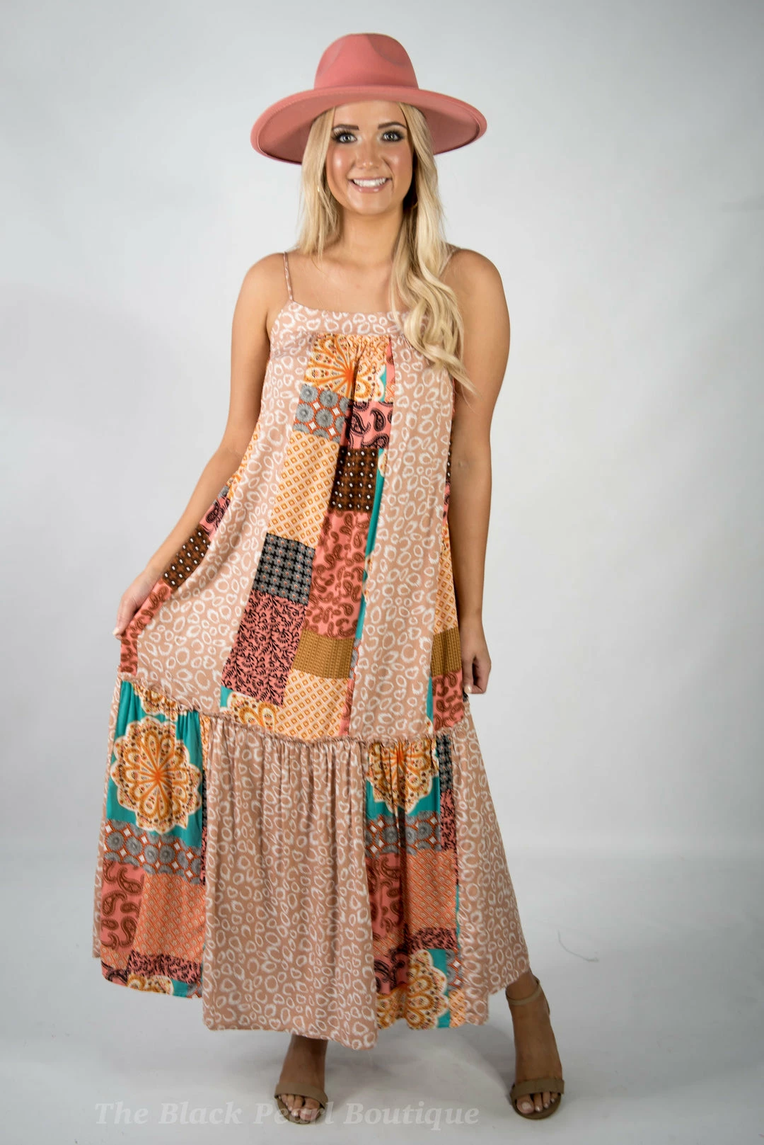 Gigio New Arrivals Patchwork Print Mixed Maxi 5 Gigio New Arrivals Patchwork Print Mixed Maxi