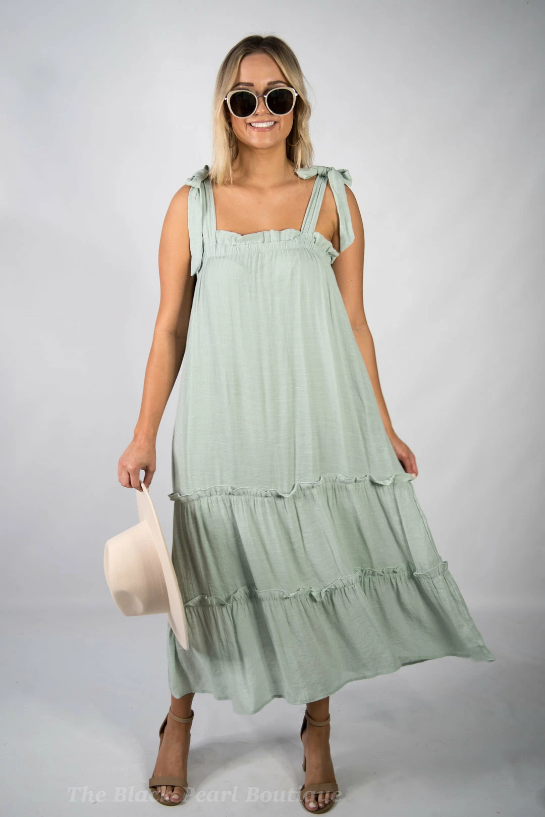 Blu Pepper Sage Midi Dress 1 Blu Pepper Sage Midi Dress