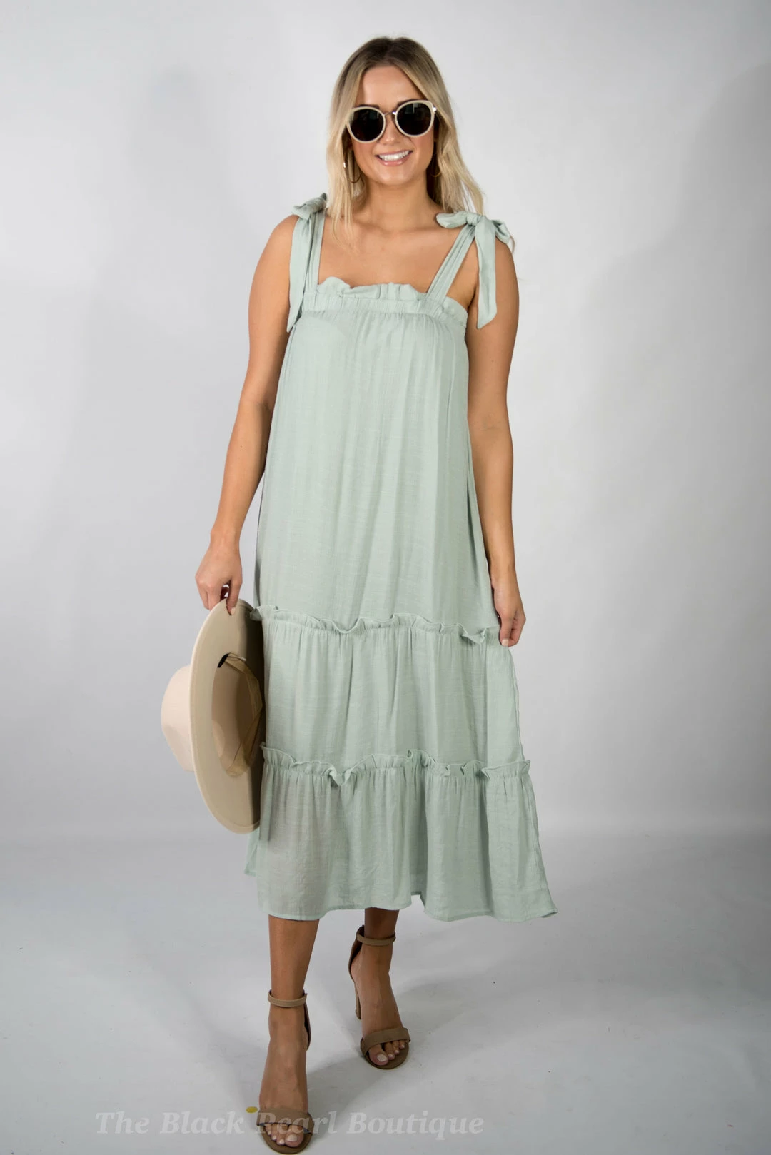 Blu Pepper Sage Midi Dress 6 Blu Pepper Sage Midi Dress