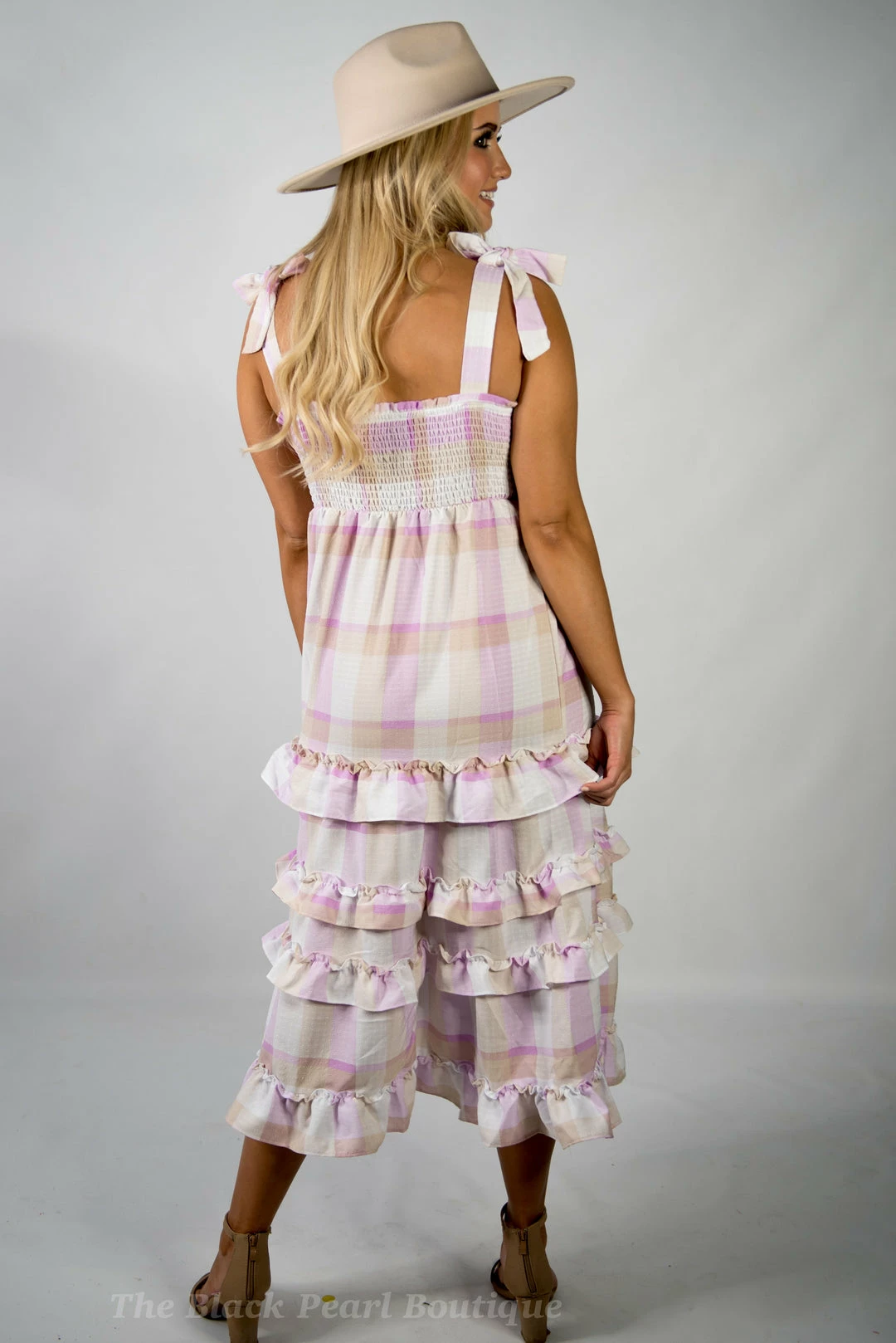 Blu Pepper Taupe/Liliac Ruffled Maxi New Arrivals 3 Blu Pepper Taupe/Liliac Ruffled Maxi New Arrivals