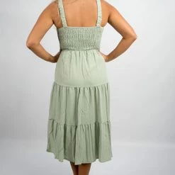 Blu Pepper Sage Midi Dress