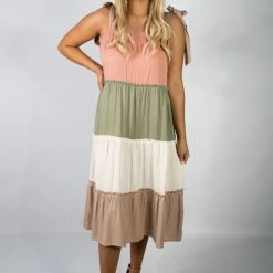 Baevely Color Block Midi New Arrivals