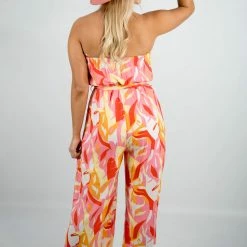 Andree By Unit Strapless Printed Jumpsuit 8 Andree By Unit Strapless Printed Jumpsuit