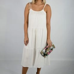 Very J White Midi Dress 8 Very J White Midi Dress