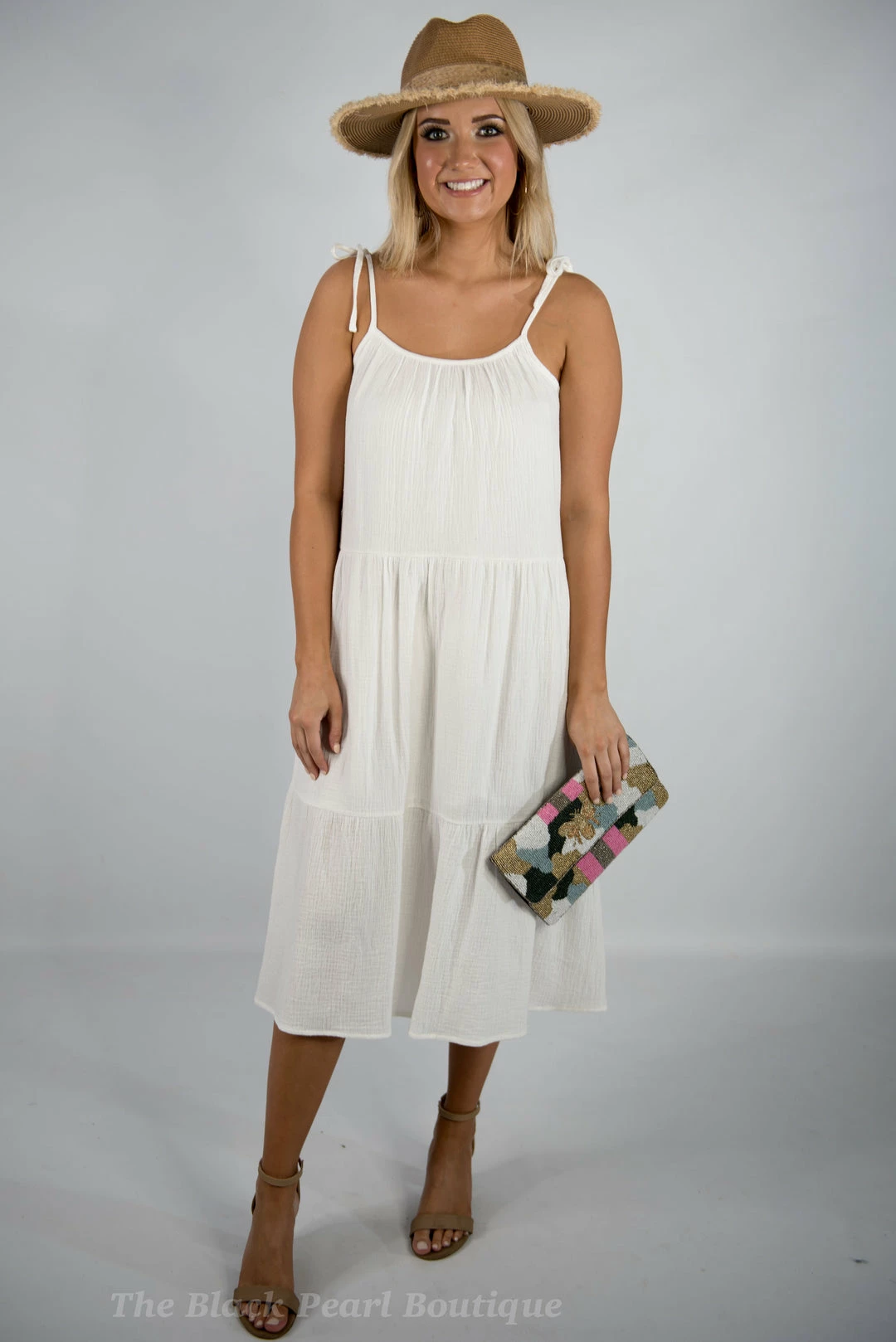 Very J White Midi Dress 3 Very J White Midi Dress