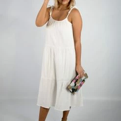 Very J White Midi Dress 10 Very J White Midi Dress