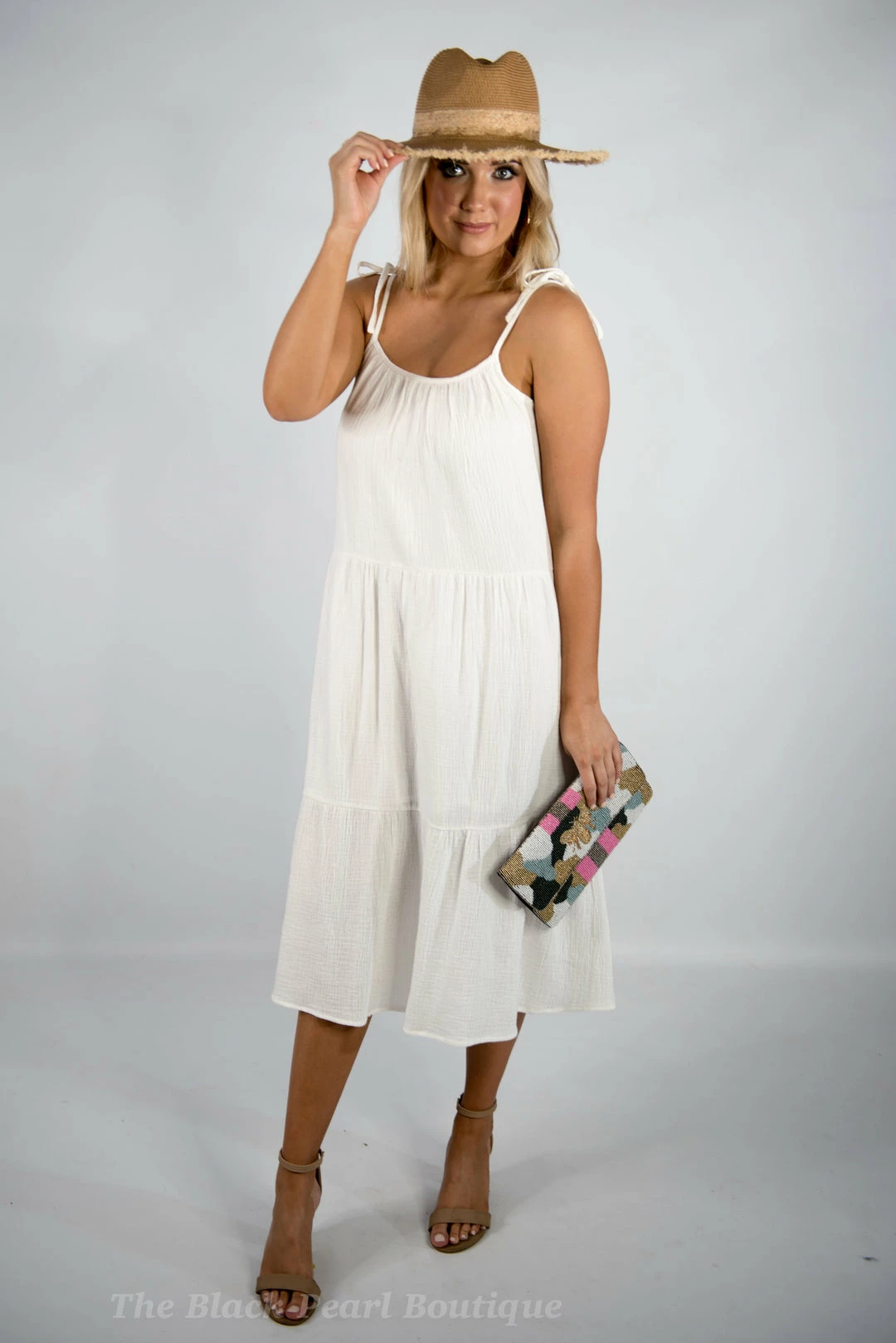 Very J White Midi Dress 5 Very J White Midi Dress