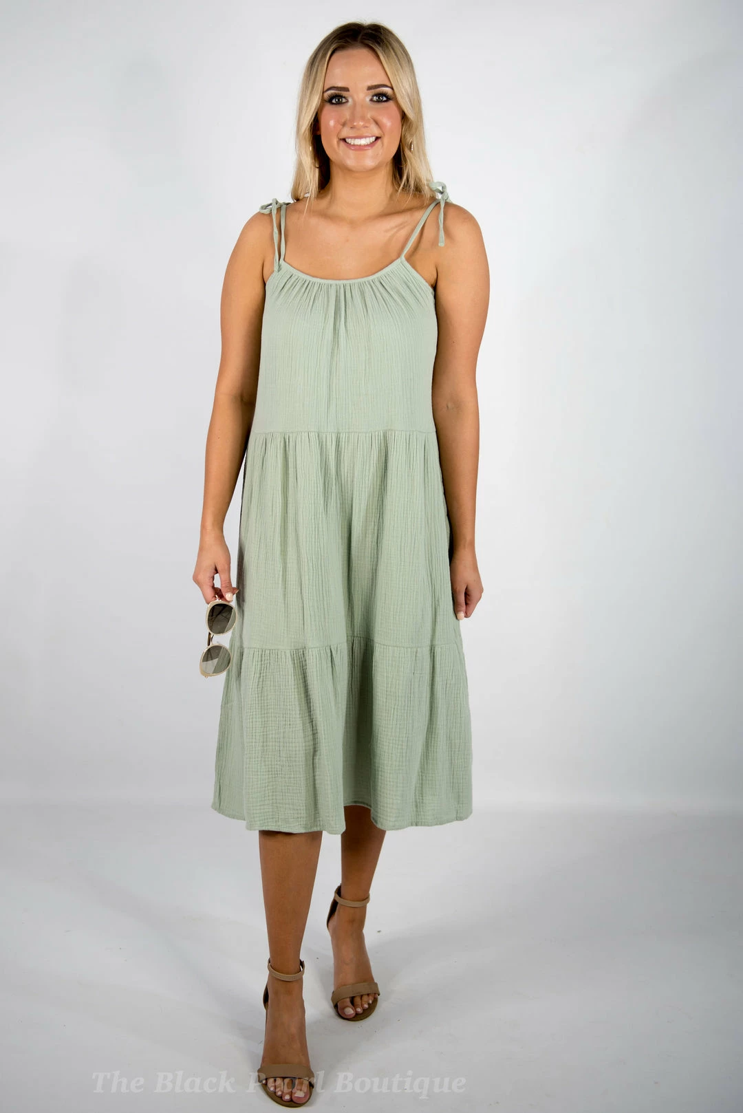 Very J Sage Midi Dress 2 Very J Sage Midi Dress