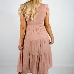 Blu Pepper Blush Midi Dress