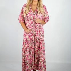 Gigio Rose Pink Floral Maxi 7 Gigio Rose Pink Floral Maxi