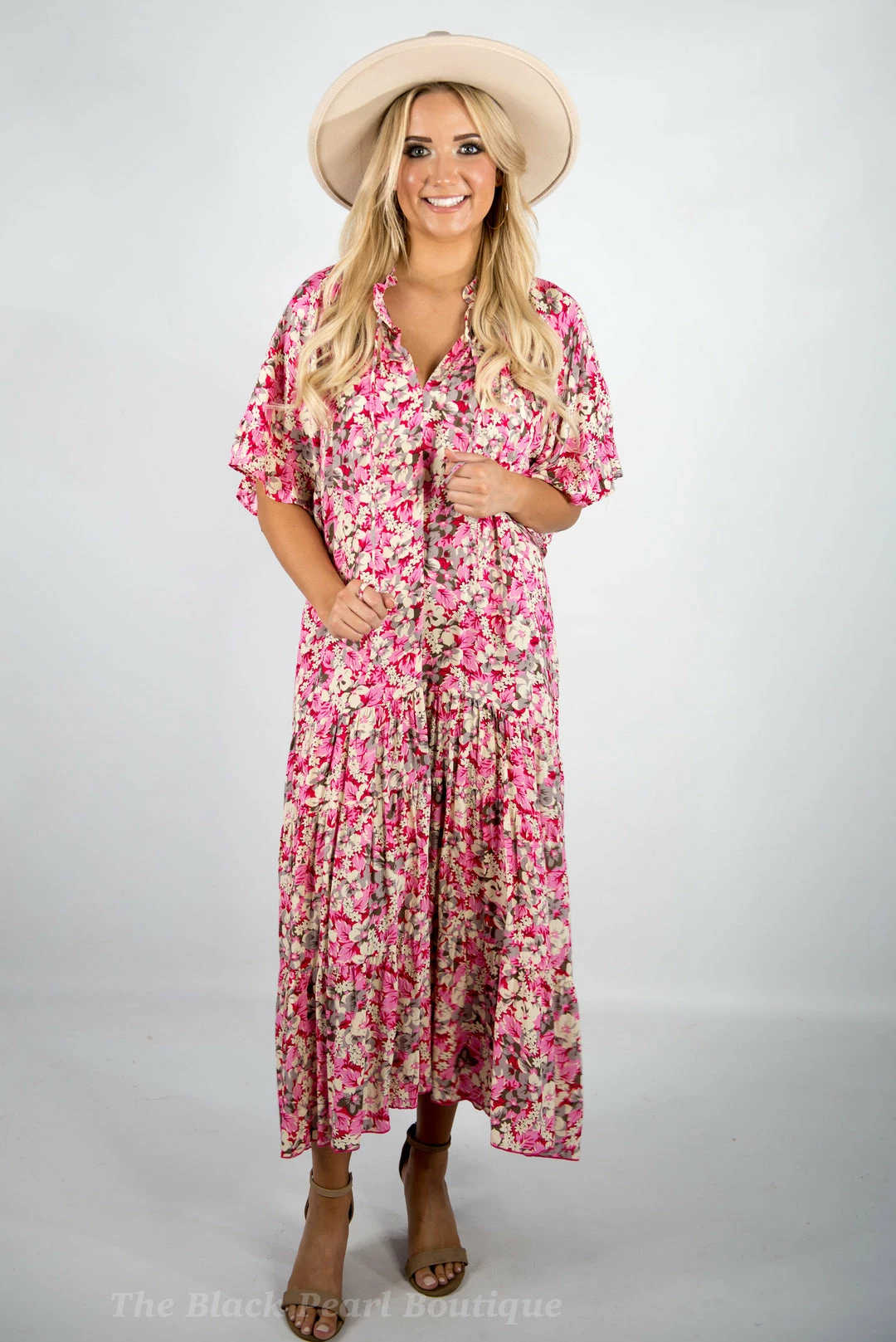 Gigio Rose Pink Floral Maxi 3 Gigio Rose Pink Floral Maxi