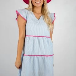 Andree By Unit Pin Striped Babydoll Dress 19 Andree By Unit Pin Striped Babydoll Dress