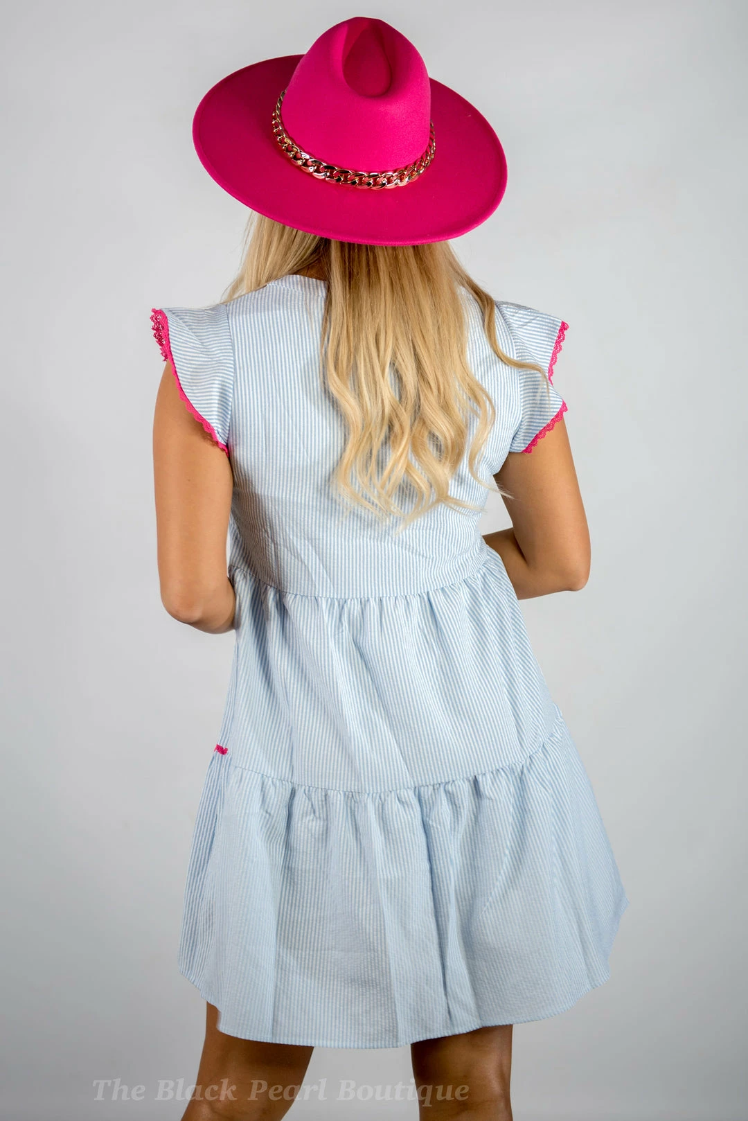 Andree By Unit Pin Striped Babydoll Dress 3 Andree By Unit Pin Striped Babydoll Dress