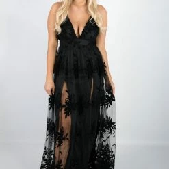 Vintageshop Black Maxi Dress New Arrivals