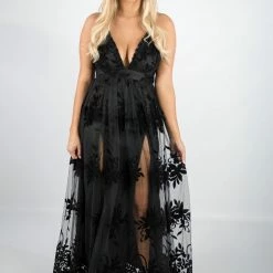 Vintageshop Black Maxi Dress New Arrivals