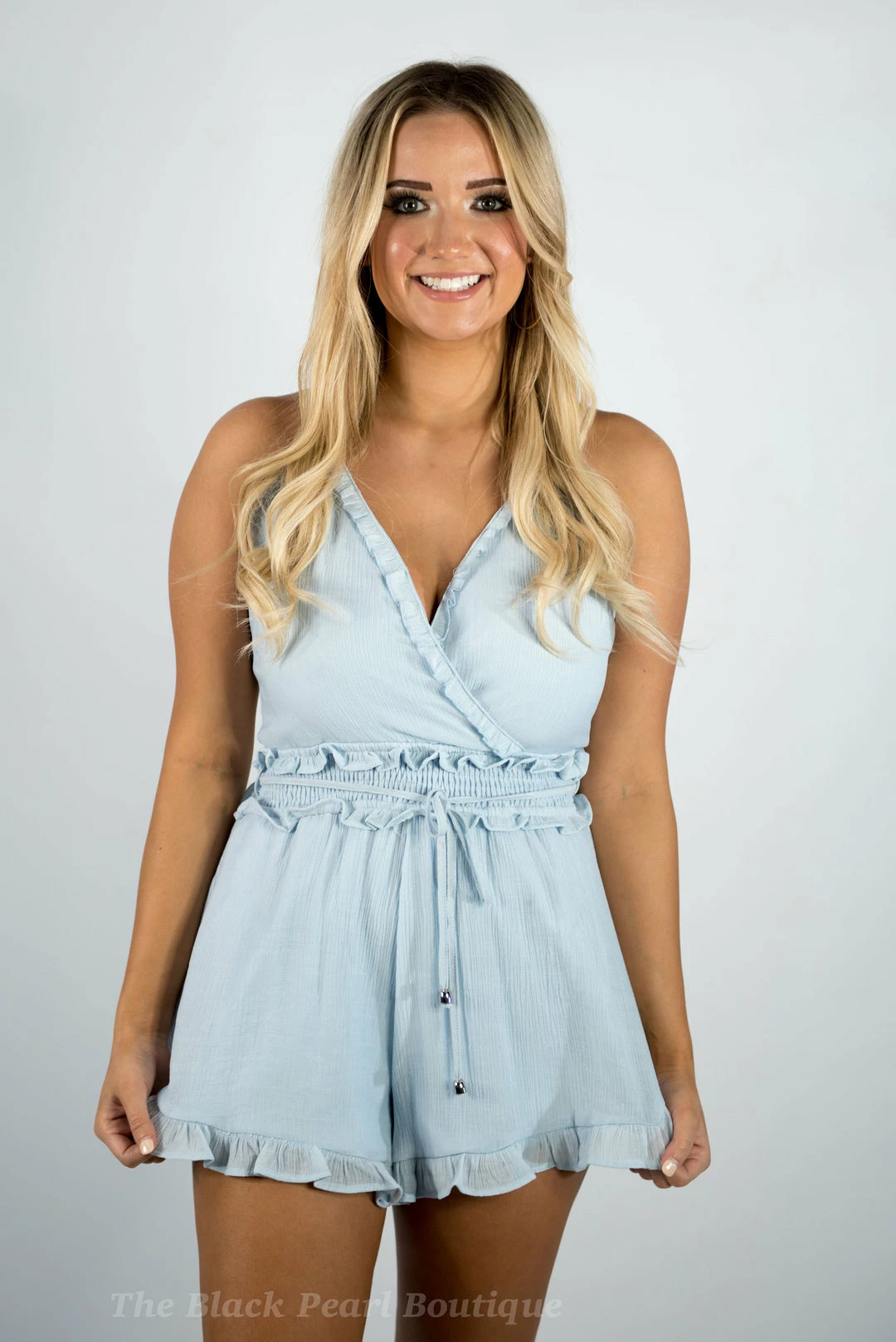 Twentyten Blue Ruffled Romper New Arrivals 3 Twentyten Blue Ruffled Romper New Arrivals