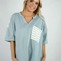 Fantastic Fawn Blue Pocket Tee New Arrivals 6 Fantastic Fawn Blue Pocket Tee New Arrivals