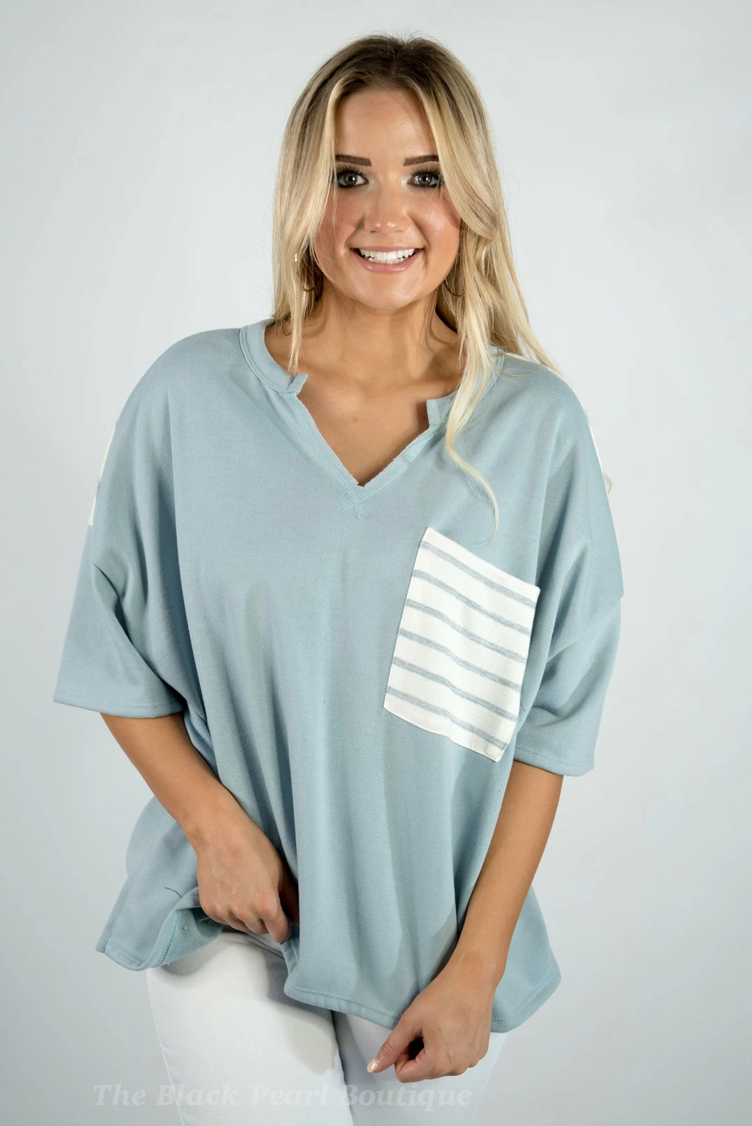 Fantastic Fawn Blue Pocket Tee New Arrivals 1 Fantastic Fawn Blue Pocket Tee New Arrivals