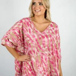 Twentyten Pink/Taupe Printed Top 7 Twentyten Pink/Taupe Printed Top