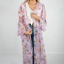 Peach Love New Arrivals Lavender Floral Duster 6 Peach Love New Arrivals Lavender Floral Duster