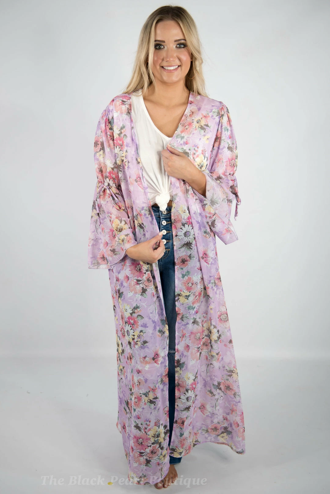 Peach Love New Arrivals Lavender Floral Duster 3 Peach Love New Arrivals Lavender Floral Duster