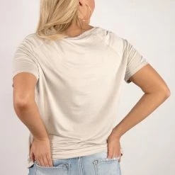 Hyfve Ceramic Comfy V Neck Top New Arrivals