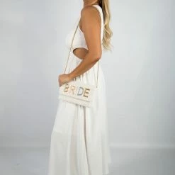 Entro New Arrivals White Midi Dress