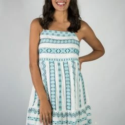 Andree By Unit Ivory/Teal Dress New Arrivals 11 Andree By Unit Ivory/Teal Dress New Arrivals