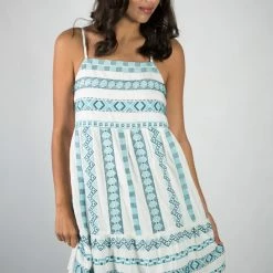 Andree By Unit Ivory/Teal Dress New Arrivals 12 Andree By Unit Ivory/Teal Dress New Arrivals