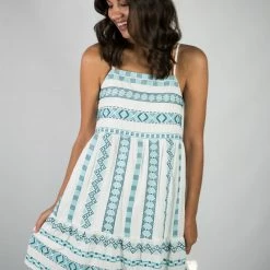 Andree By Unit Ivory/Teal Dress New Arrivals