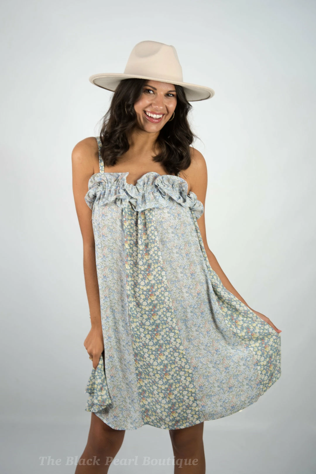 Gigio Mint Floral Dress 5 Gigio Mint Floral Dress