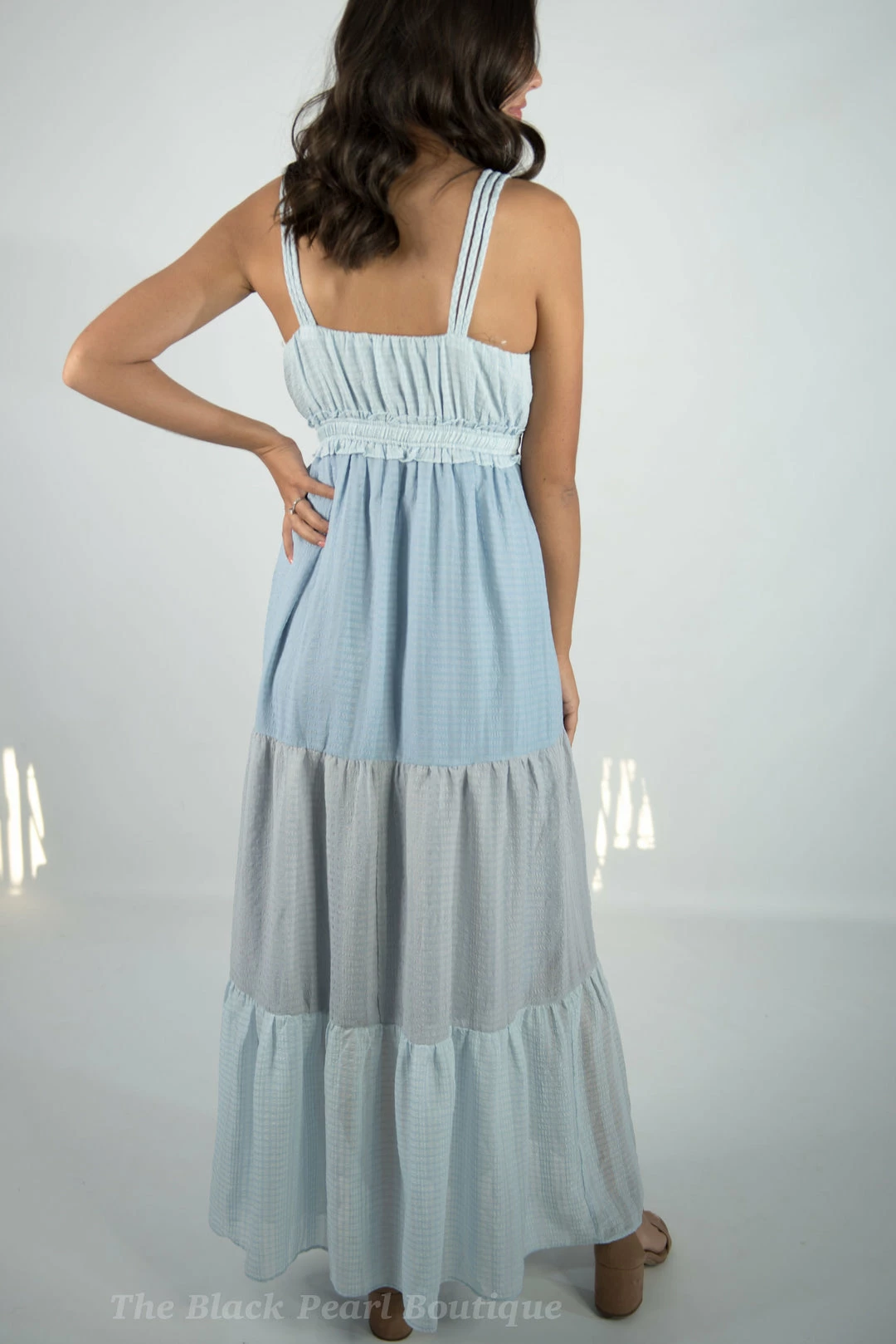 Peach Love Blue Color Block Maxi Dress New Arrivals 9 Peach Love Blue Color Block Maxi Dress New Arrivals