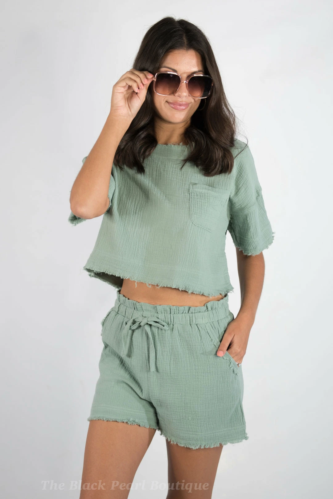 Very J New Arrivals Sage Comfy 2 Piece Set 3 Very J New Arrivals Sage Comfy 2 Piece Set