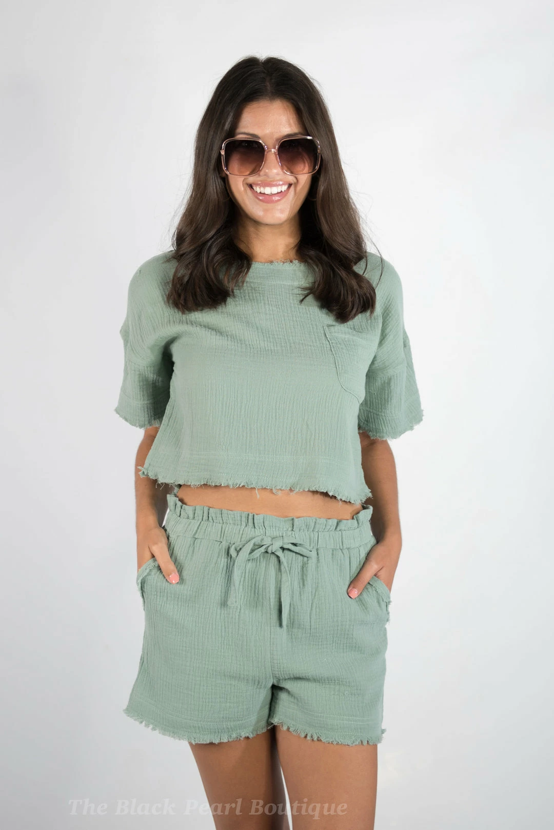 Very J New Arrivals Sage Comfy 2 Piece Set 4 Very J New Arrivals Sage Comfy 2 Piece Set