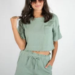 Very J New Arrivals Sage Comfy 2 Piece Set