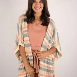Gigio Stripe Knit Cardigan