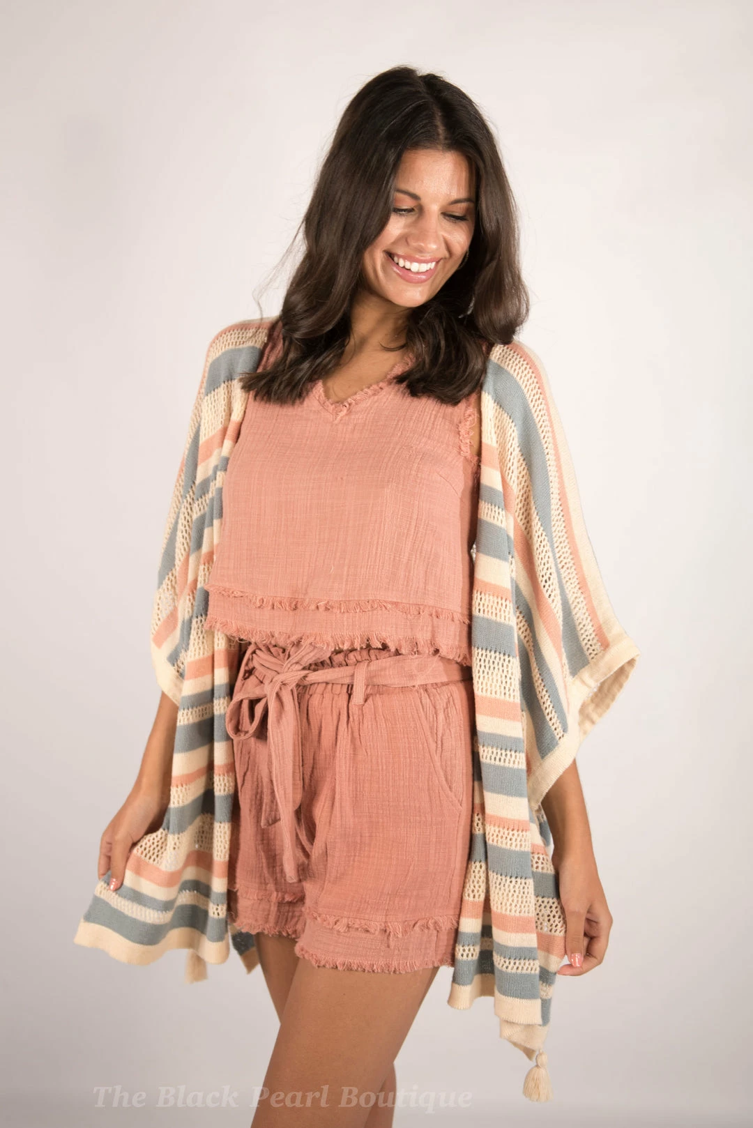 Gigio Stripe Knit Cardigan 2 Gigio Stripe Knit Cardigan