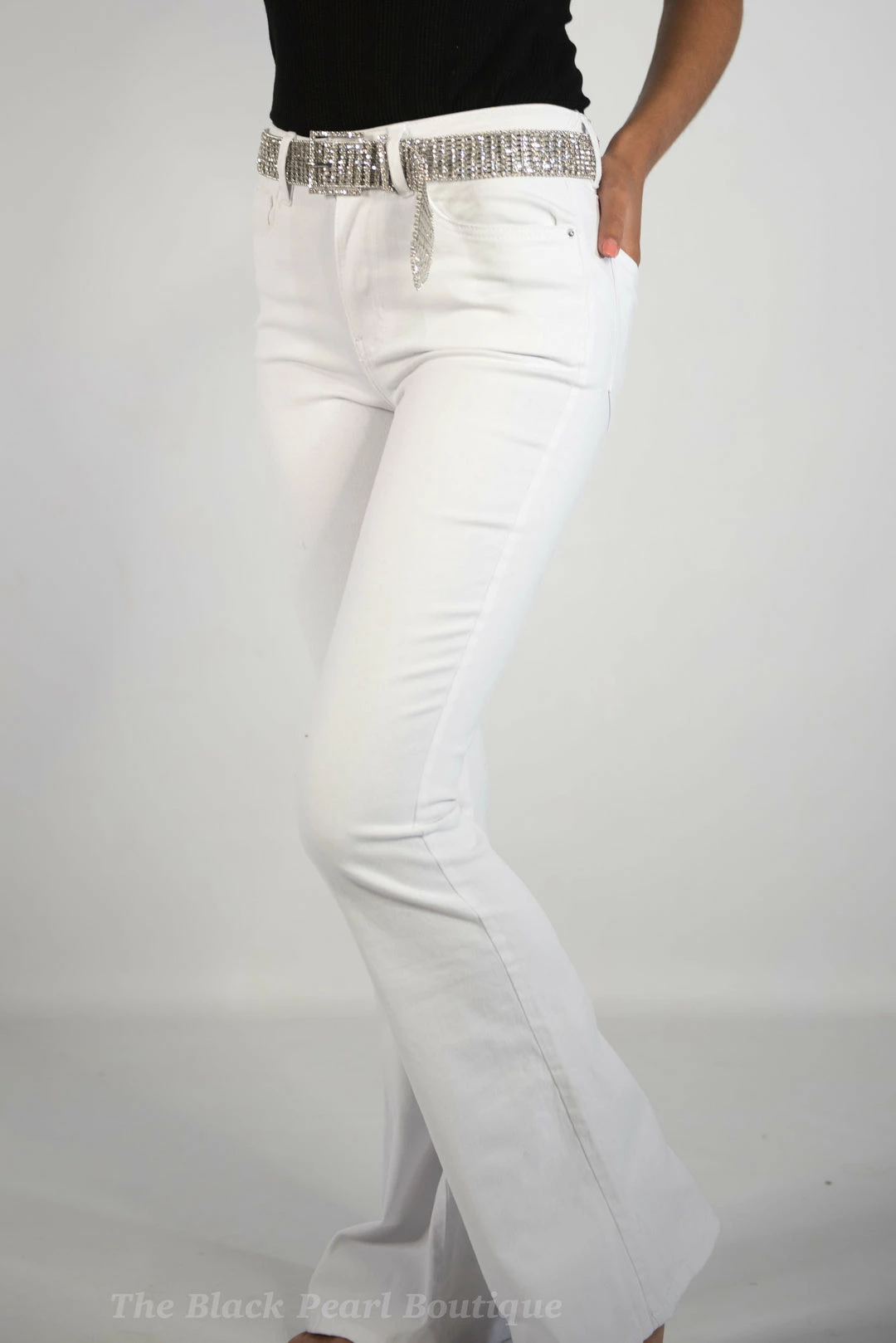 YMI White Flare Pants 5 YMI White Flare Pants