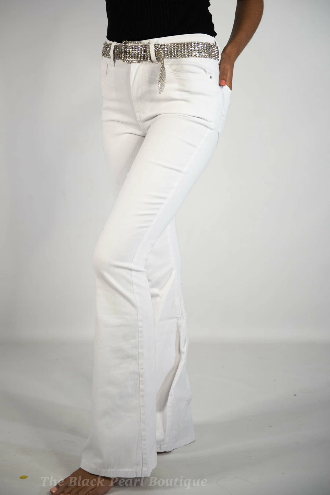 YMI White Flare Pants 4 YMI White Flare Pants