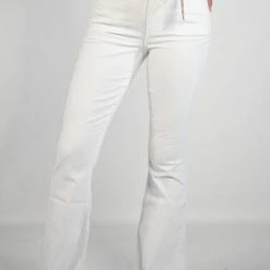YMI White Flare Pants