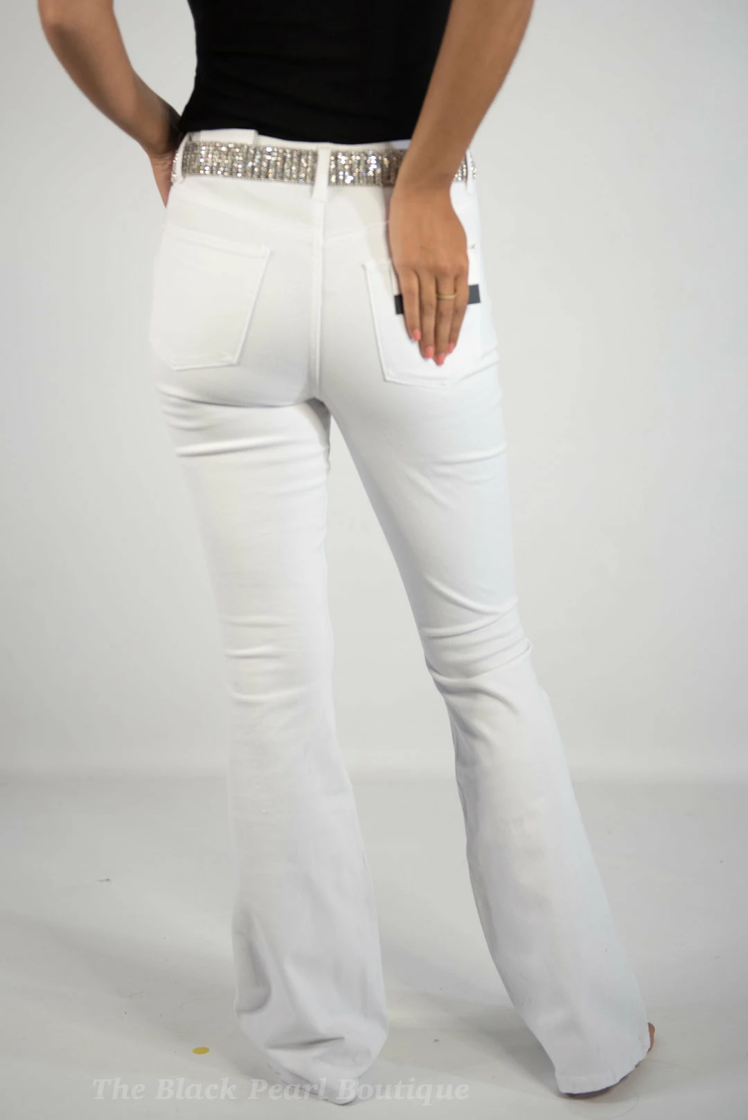 YMI White Flare Pants 3 YMI White Flare Pants