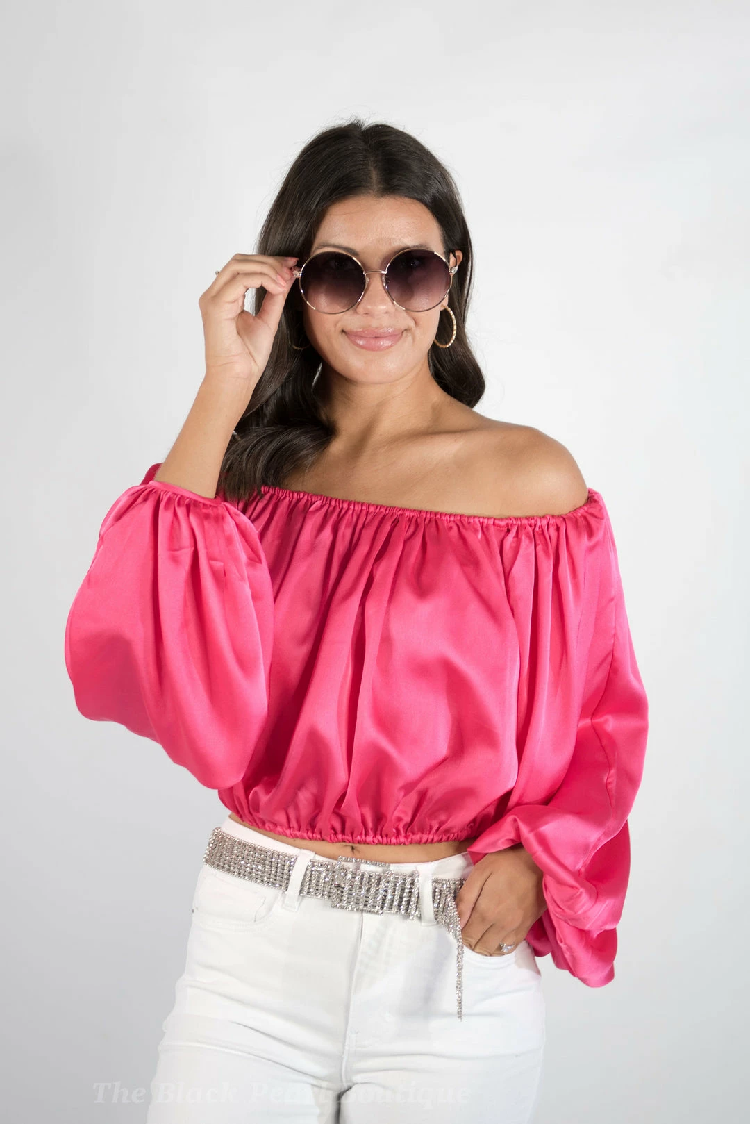 Hyfve New Arrivals Fuchsia Off Shoulder Top 2 Hyfve New Arrivals Fuchsia Off Shoulder Top