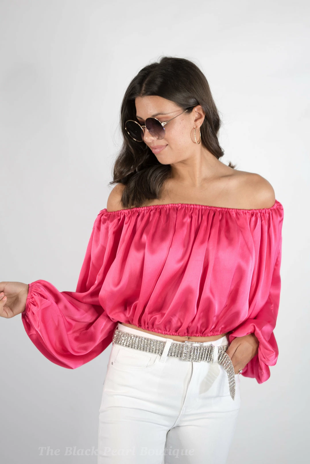 Hyfve New Arrivals Fuchsia Off Shoulder Top 3 Hyfve New Arrivals Fuchsia Off Shoulder Top