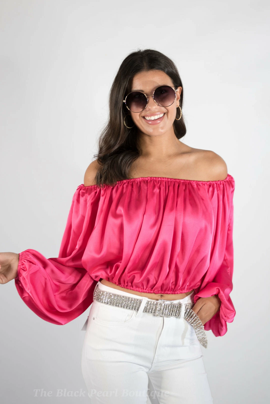 Hyfve New Arrivals Fuchsia Off Shoulder Top 4 Hyfve New Arrivals Fuchsia Off Shoulder Top