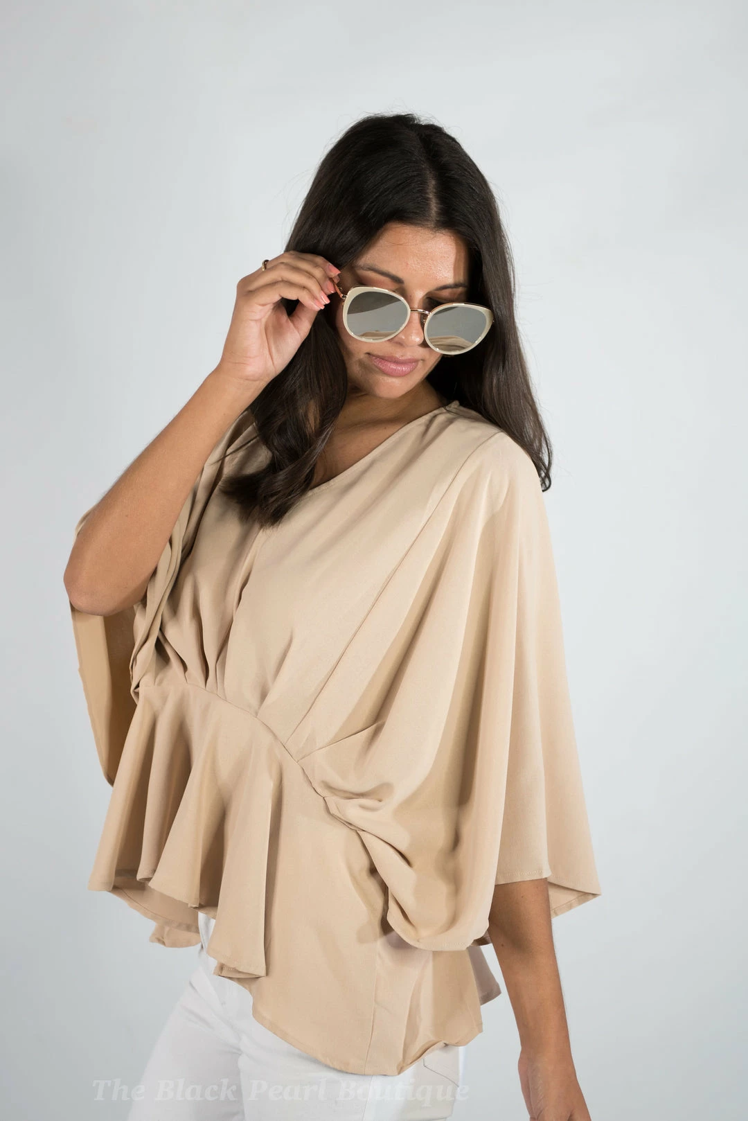 Andree By Unit New Arrivals Taupe V Neck Top 10 Andree By Unit New Arrivals Taupe V Neck Top