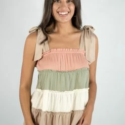 Baevely Color Block Top