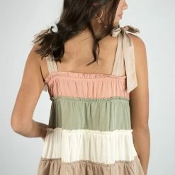 Baevely Color Block Top