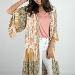 Gigio Floral Print Kimono